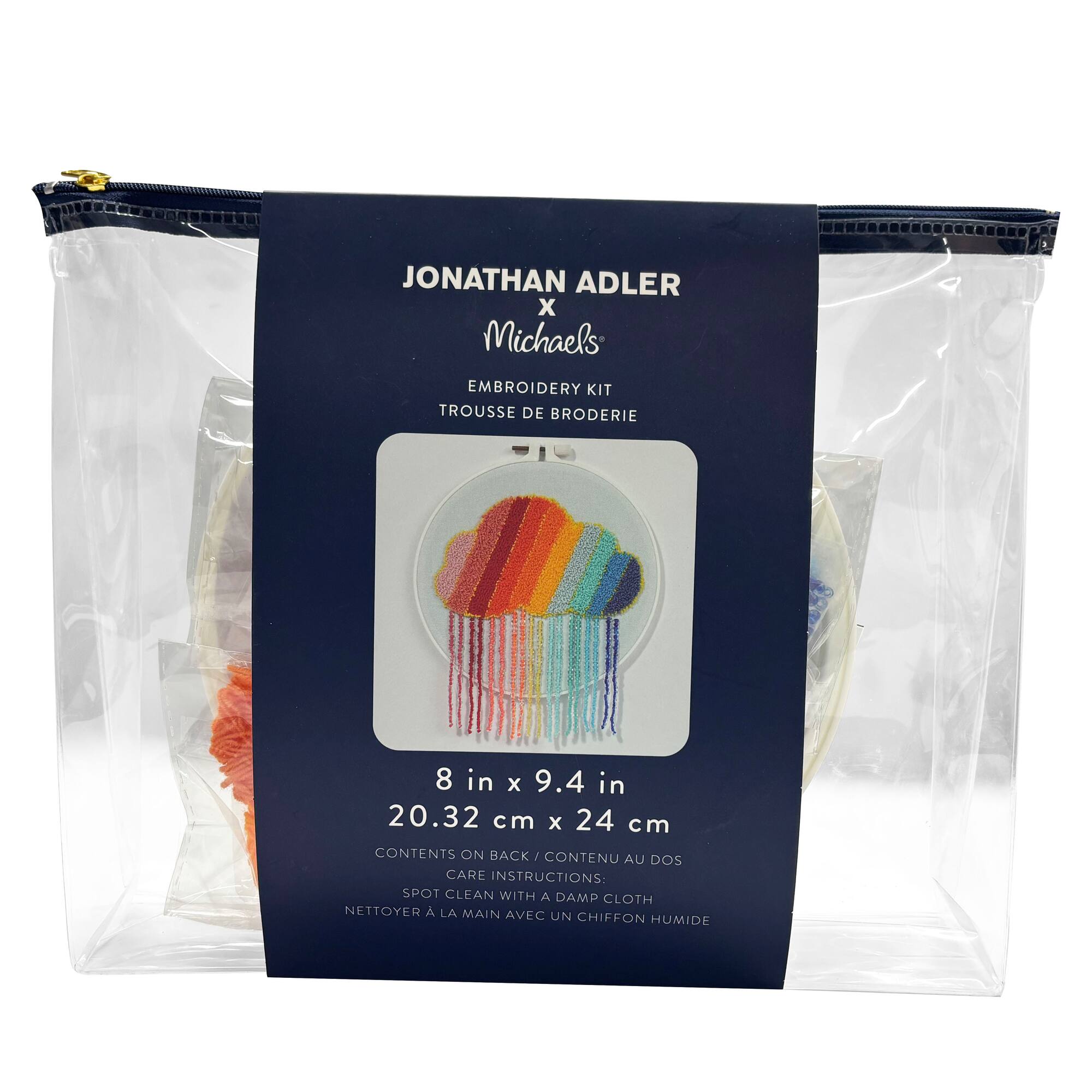 Jonathan Adler x Michaels Rainbow Cloud Needle Punch & Bead Embroidery Kit